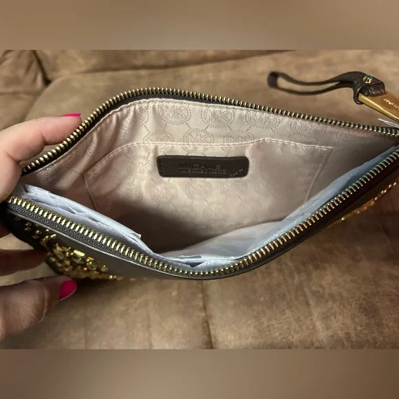 Michael Kors Rhea Large Wristlet/Clutch NWT